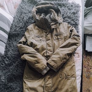 Aritzia TNA Army Green Winter Parka